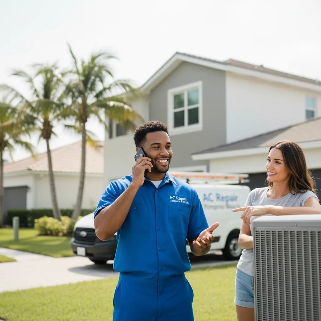 AC Repair Pompano Beach customer support in Britt
